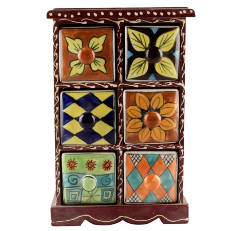 Spice Box-1462 Masala Rack Container Gift Item